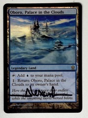 V1293: Oboro, Palace in the Clouds: Foil: LP: Saviors of Kamigawa: Signed/Autographed: Rob Alexander: Black